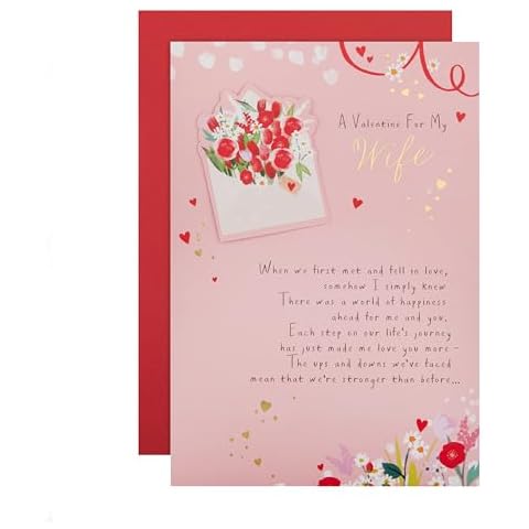 Hallmark Valentine's Card for Wife Cover
