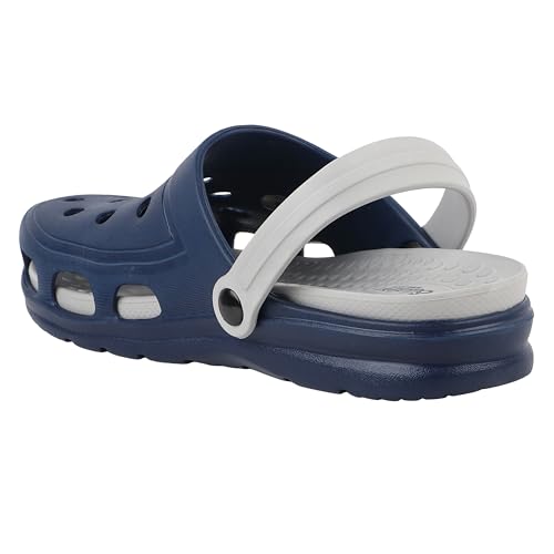 Image of Welcome Men's Casual Clogs /Sandals with Adjustable Back Strap for Adult | Comfortable & Light Weight | Stylish & Anti-Skid | Waterproof & Regular Flipflops