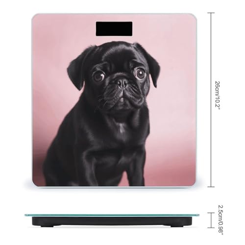 Báscula Digital de Baño con Plataforma de Vidrio Templado miniatura 2