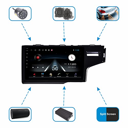 Image of 9 inch Android Car Stereo for Honda WRV | 2GB RAM 32GB ROM | Full HD Touchscreen | WiFi GPS Bluetooth | Gorilla Glass | Coupler Fit | Steering Wheel Control | Reverse Camera | 1-Year Warranty