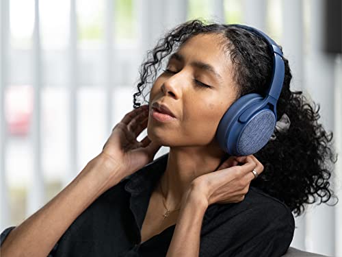 Image of Made for Amazon, Active Noise Cancelling Bluetooth Headphones with Built-in Microphone | Blue