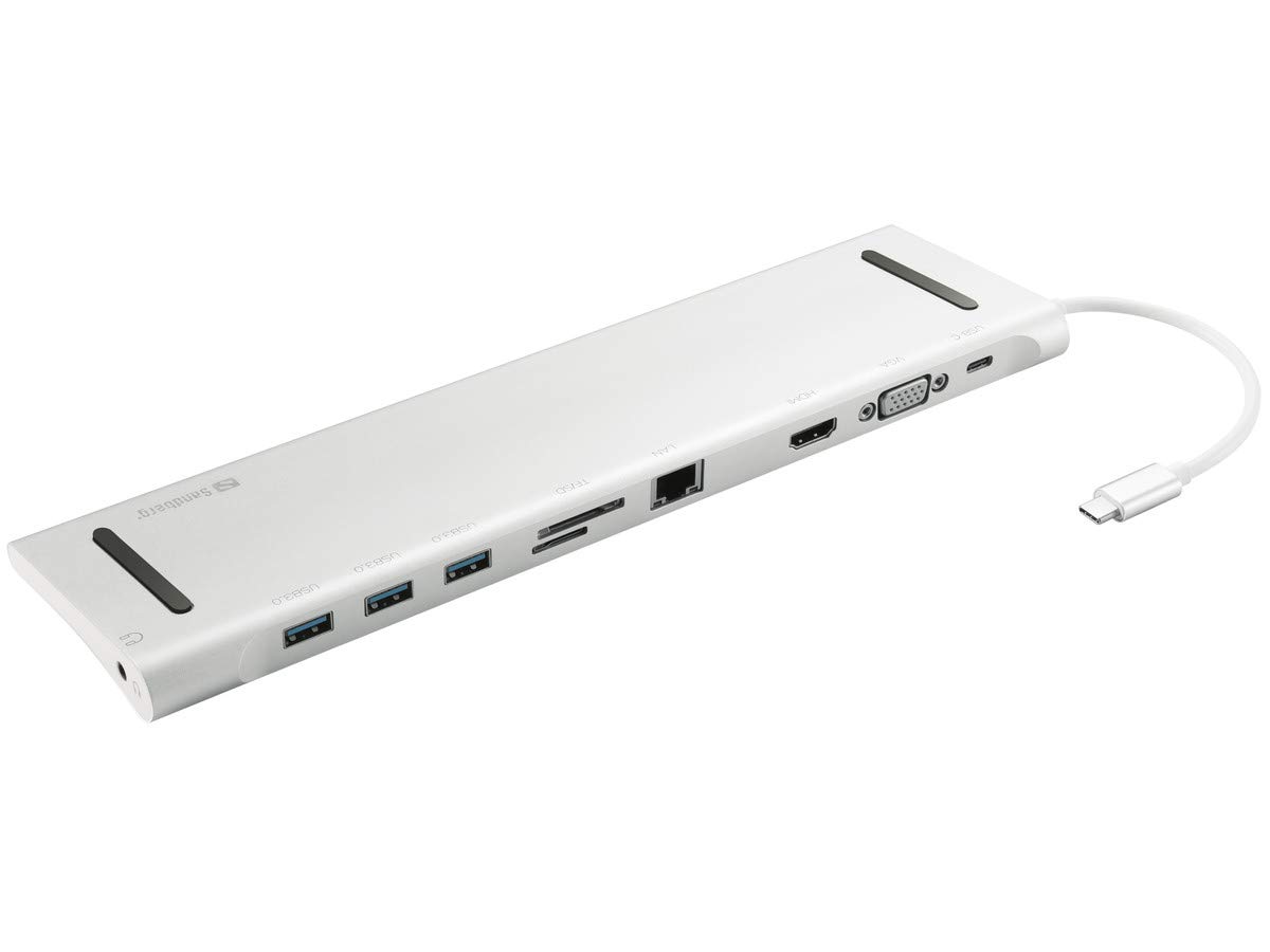 Sandberg Usb-C 10-In-1 Docking Station