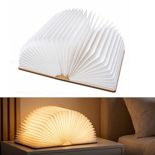 Luz nocturna con forma de libro para la decoración de la biblioteca 2