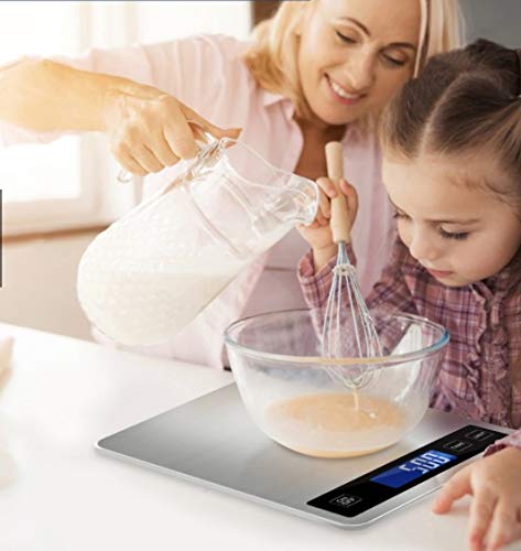 Mini Balança Digital De Precisão Cozinha 1g A 5kg C/Relógio