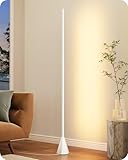 EDISHINE LED Corner Floor Lamp, New Gesture Control Dimmable Corner Light with Remote Control, 3000K-6000K Eye Caring...