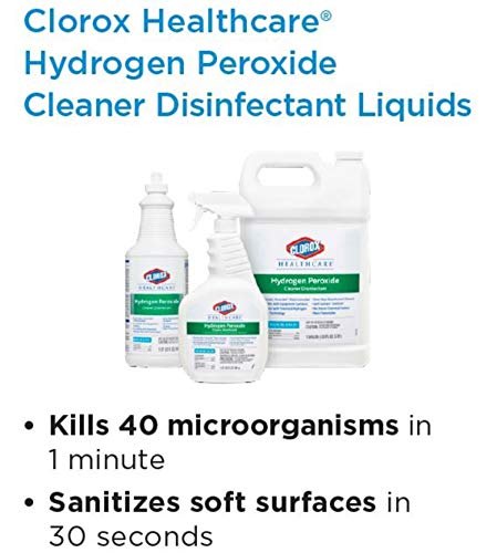 Cloroxpro Healthcare Hydrogen Peroxide Cleaner Disinfectant Refill, Healthcare Cleaning And Industrial Cleaning Liquid, 128 Ounces - 30829 #TOP6