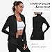 YOKGO Workout Jackets for Women Anti Slip Zipper Up Running Jackets Lightweight Sport Gym Yoga Athletic Clothes Slim Fit