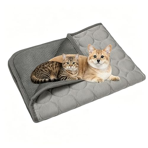 YUNTA Kittra Cooling & Comfortable and Breathable Mat for dogs and cats(Gray,XS-40 * 30CM)