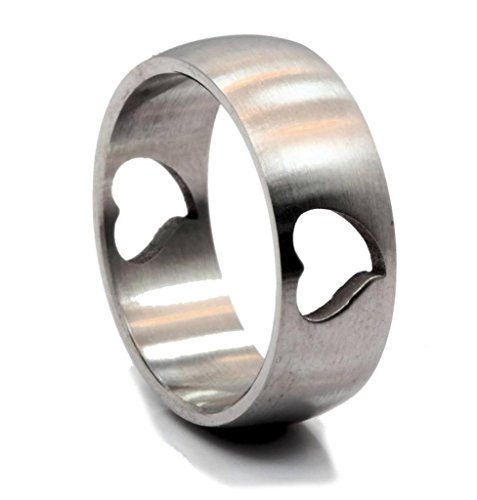 Stainless Steel Bands with Different Designs to Choose from, including Heart, Butterfly, Foot, Gold Plated Stars, Star of David or Musical Note in 6mm or 8mm widths