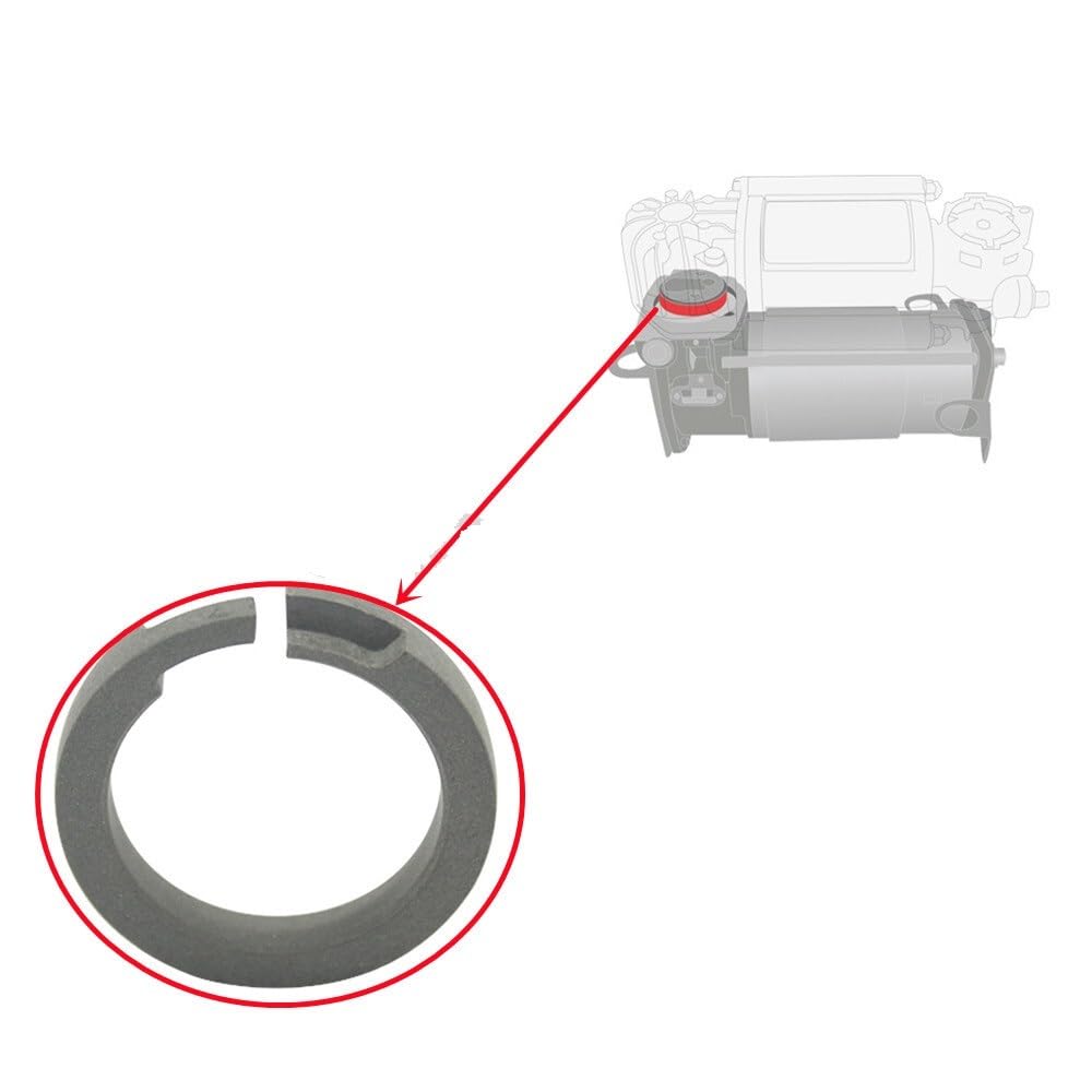 Kit di riparazione del compressore delle sospensioni pneumatiche per VW, Touareg, Phaeton, Porsche XJ8, XJ6, W220, W211, A6, C5, C6, Q7, A8, D3, anello del pistone della pompa(Strengthen type)
