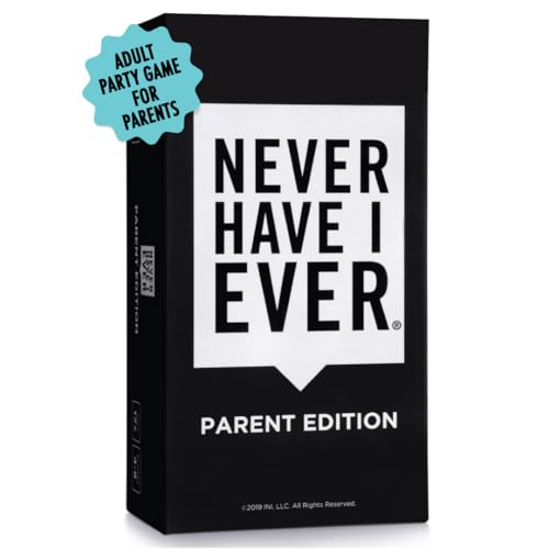 Never Have I Ever Card Game - Parent Edition, Fun and Engaging Adult Party Games for Game Night,...