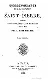 Correspondance de J.-H. Bernardin de Saint Pierre (French Edition)