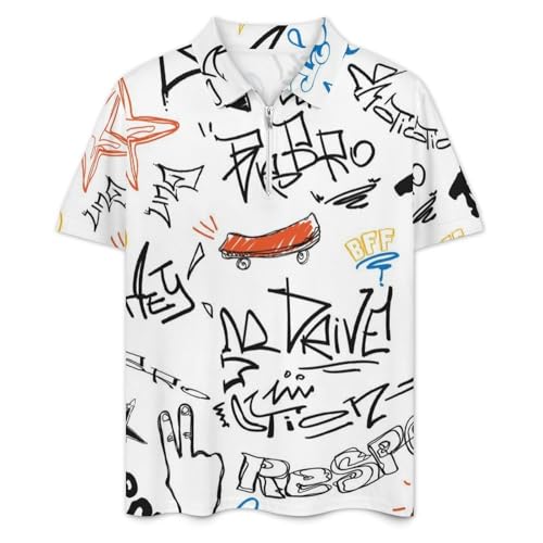 Combinaison de sport Doodle Comics Sign en tissu extensible et zippé - 3