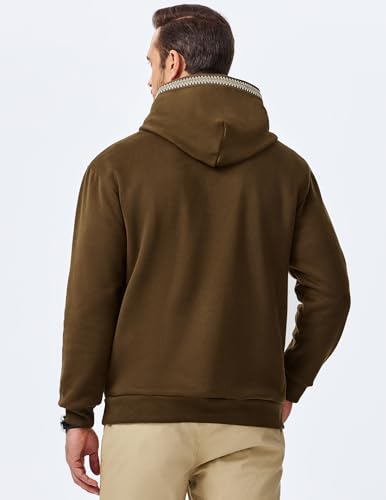 JMIERR Mens Hoodies Pullover Casual Cotton Fleece Hooded Sweatshirts Long Sleeve Shirts3