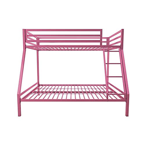 Image of Twin Over Twin Metal Bunk Bed | Bunk Bed Without Storage for Kids & Adult | Double Decker Cot for Kids Room | Space-Saving | Metal Bunker Cot (Mattress Not Included) (Aqua Blue)