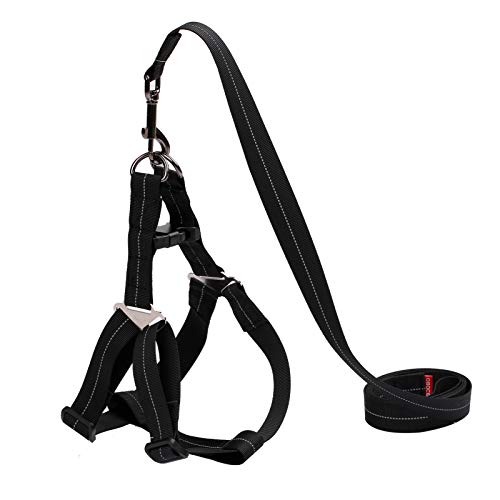 DECDEAL Arnês para animais de estimação OSOSE com conjunto de trela de 59 polegadas para andar à pro