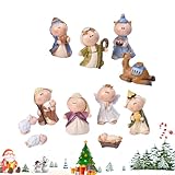 Photo Gallery fenayuu set presepe natale, 11 pezzi figure presepe in miniatura, decorazioni per casa tavolo mensola ingresso ufficio soggiorno chiesa e matrimoni Photo Gallery fenayuu set presepe natale, 11 pezzi figure presepe in miniatura, decorazioni per casa tavolo mensola ingresso ufficio soggiorno chiesa e matrimoni