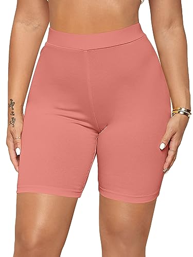 Image of KYDA Women's Anti Bacterial Cycling Shorts, Under Skirt Biker Shorts, High Waist Stretchable Yoga Shorts & Gym Workout Skin Fit Shorties