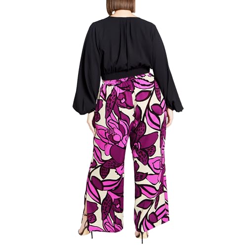 City Chic Women's Apparel Women's Fiesta Print Pant2