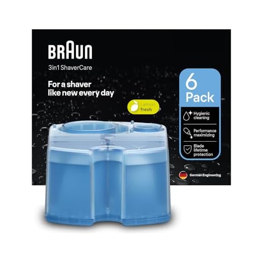 Sagrotan Wäsche-Hygienespüler Himmelsfrische – Desinfektionsspüler für hygienisch saubere und frische Wäsche – 4 x 1,5 l Reiniger im praktischen Vorteilspack 8 Braun Clean&Renew CCR5+1 Reinigungskartusche (6er-Pack)