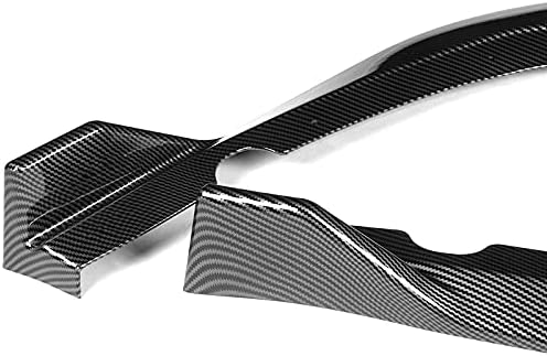 3PCS Front Bumper Lip Kit fit for compatible with 2016-2018 Kia Optima SX/SXL/S, STP-Style Splitter Trim Protection Spoiler, Air-Dam-Chin-Diffuser (Carbon Look)