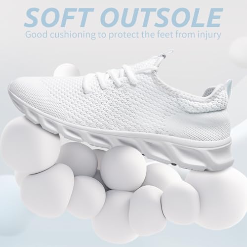 Image of Running Womens Shoes Fashion Walking Sports Gym Tennis Breathable Slip on Ladies Non Slip Lightweight Jogging Sneakers