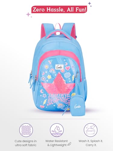 Image of Genie 15 inch Laptop Backpack for Women & Girls | Spacious Office, College & Travel Bag | Water Resistant, Multi-Compartment with Padded Laptop Sleeve