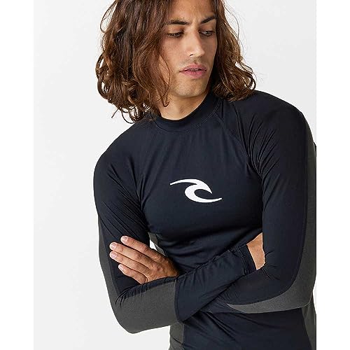 Rip Curl Men's Waves UPF 50 Performance Long Sleeve Rashguard4