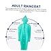 COLLBATH Thickened Transparent Raincoat Rain Poncho Lightweight Rain Gear for Adults Camping Accessory Raincoat for Women