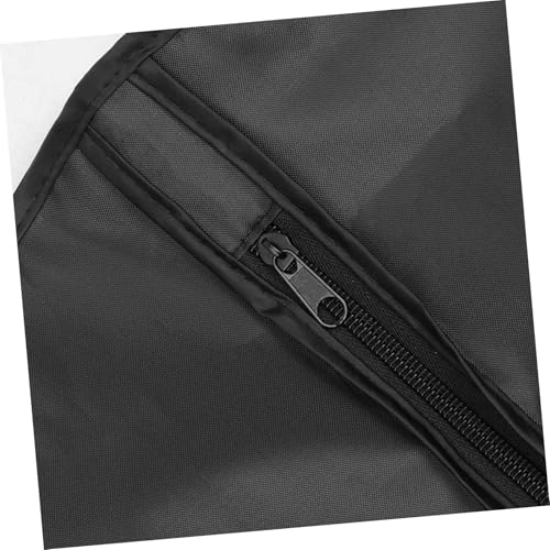 Vaguelly 1pc Multipurpose Storage Bag Sturdy Black Garment Bag for Coats and Suits Space-saving Clothes Cover Half Transparent Design for Easy Storage and Access4