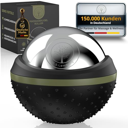 M.S.Lemberg® Massageball - Wärmender & Kühlender Massage Roller -...