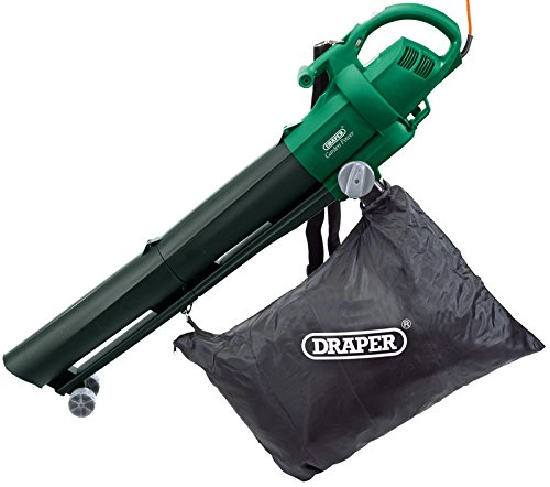 Draper 54477-2500W 230V Jardín Vacuum/Blower/Acolchadora - Verde
