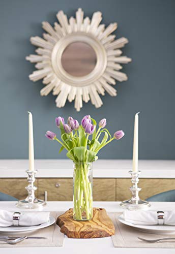 kabloom prime next day delivery - fall collection - bouquet of fresh purple tulips with vase gift for birthday anniversary get well easter valentine mothers day fresh flowers