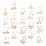 Numéros de table pour un mariage : les numéros de table aident vos invités à trouver leur place et vos serveurs à servir plus rapidement !