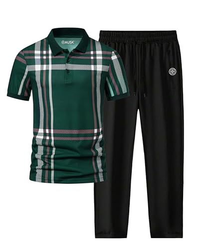 Image of AUSK Men co-ords set || casual Tshirt & Trakpant set of Men