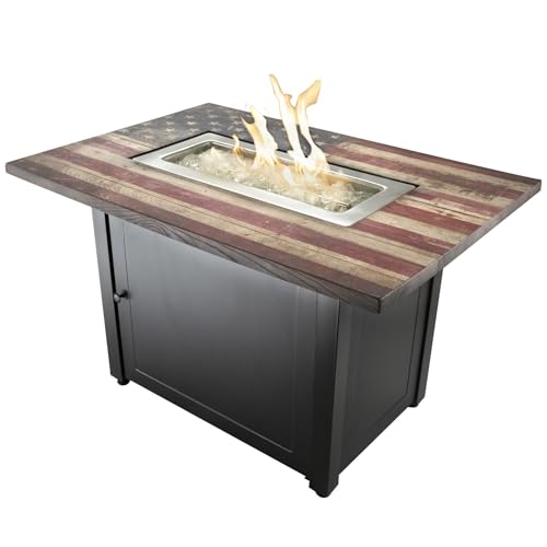 Endless Summer, The Americana, 40" x 28" Outdoor Propane Fire Pit Table