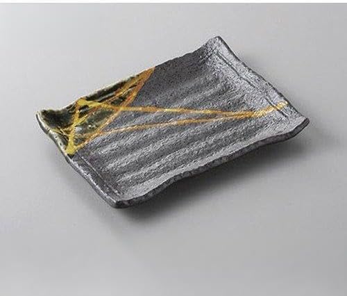 Set of 5, Olivehabuchi Olivehabuchi Long Square Dishes [6.1 x 4.5 x 0.7 inches (15.5 x 11.6 x 1.7 cm)] [Restaurants, Ryokan, Japanese Tableware, Restaurants, Commercial Use, Tableware]