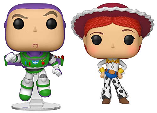 Funko Pop! Disney: Toy Story 4 - Buzz and Jessie Collectible Figures Set of 2 - in Bubble Pouch