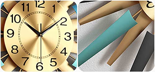 Horloge murale moderne et créative de 60 cm pour décoration de salon haut de gamme - 3