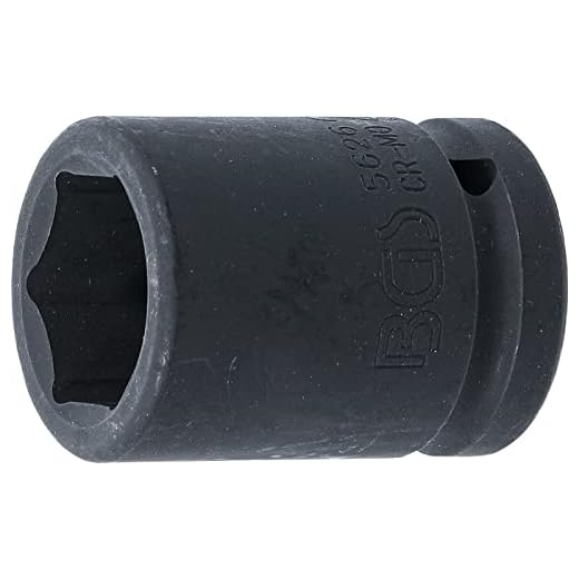 BGS 5626 | Kraft-Steckschlüssel-Einsatz Sechskant | 20 mm (3/4") | SW 26 mm