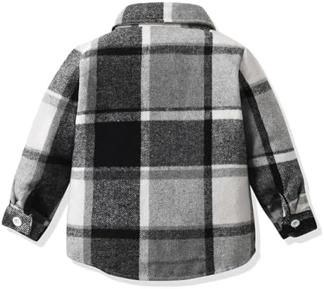 Giacca Scozzese Bambini Ragazzi E Ragazze - Manica Lunga In Cotone, Con Bottoni E Risvolto, Stile Classico - Foto 10