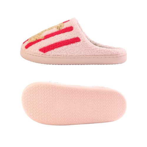 Image of LNERIP Animal Slippers Fruit Slippers Plant Slippers Various Cartoon Patterns Fluffy Soft Memory Foam Retro Indoor Outdoor Home Couple Shoes