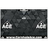 CornholeAce ACE Professional Cornhole Pitch Pads Set - 2 Anti-Slip Mats for Board Stability & Bag Protection (8 ft x 5 ft)