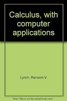 Hardcover Calculus, with computer applications Book