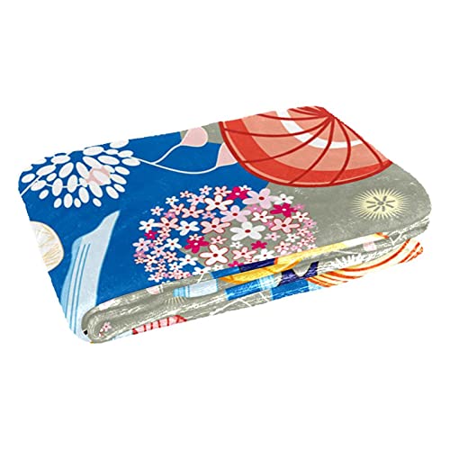 Couverture douce imprimé floral pour solutionner les soirées fraîches