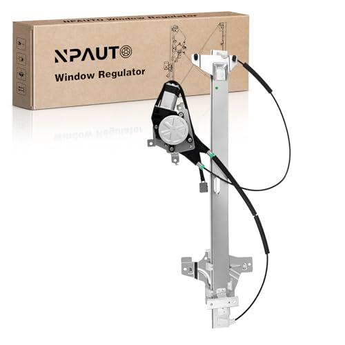 Image of Front Passenger Side Power Window Regulator with Motor for 2003-14 Ford E-150 E-250, 1992-02 E150 E250 Econoline Van, 03-05 E350 Club Wagon, 92-98 E350 Econoline, 1999-14 E350 Super Duty, Right