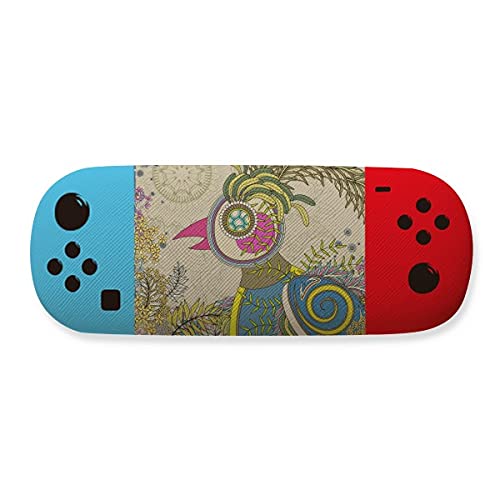 Étui de rangement pour lunettes Ukiyo-e avec motif floral et finitions haut de gamme