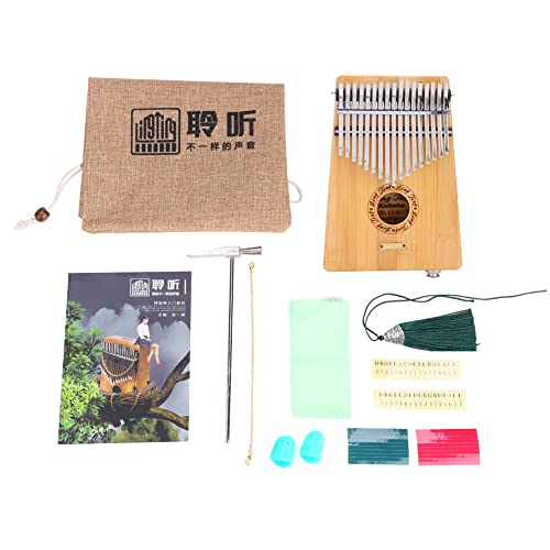 Kcivsou Kalimba en Bois à 17 Touches, 17 Touches en Bois Kalimba Mbira Thumb Piano Finger Speaker Musical Pickup… - Les Beatles, Paul McCartney, John Lennon, RIngo Starr, George Harrison Kcivsou Kalimba en Bois à 17 Touches, 17 Touches en Bois Kalimba Mbira Thumb Piano Finger Speaker Musical Pickup…