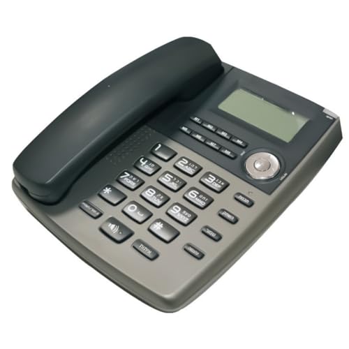 Versátil teléfono de línea fija con cable con función de remarcación de pantalla de llamadas, para aplicaciones de oficina en casa y hotel, teléfono de habitación de invitados