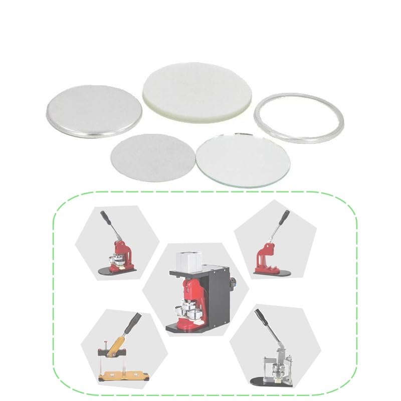 100 szt. Mini lusterko kosmetyczne DIY okrągłe materiały 58 mm przybory do makijażu dla kobiet akcesoria podróżne